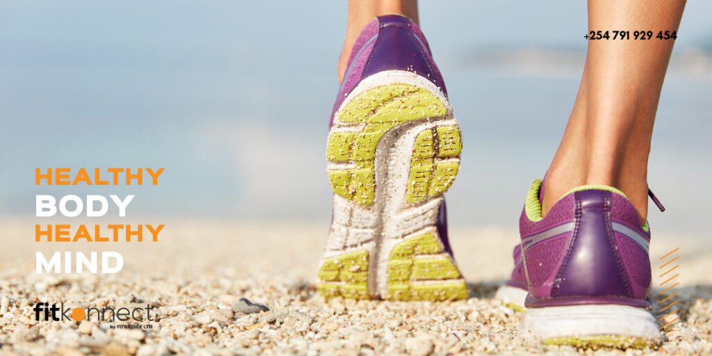 Close up of someone's feet on gravel